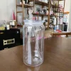 El plástico 16oz puede con las tapas claras