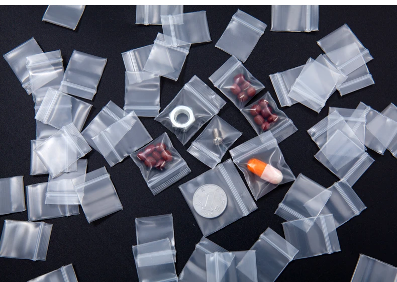 Custom Printed Mini Small Ziplock Baggies With Logo Sizes 1x1 2 X 2 2 X