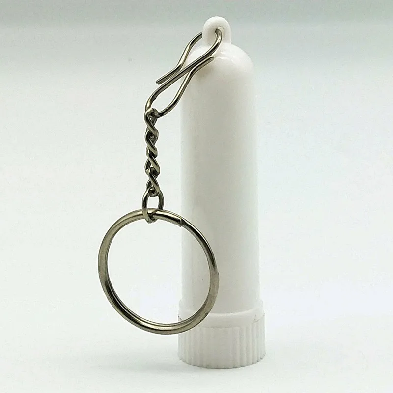 Blank Nasal vapor Inhaler case with Keychain
