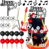 Ensemble de musique rouge/disco