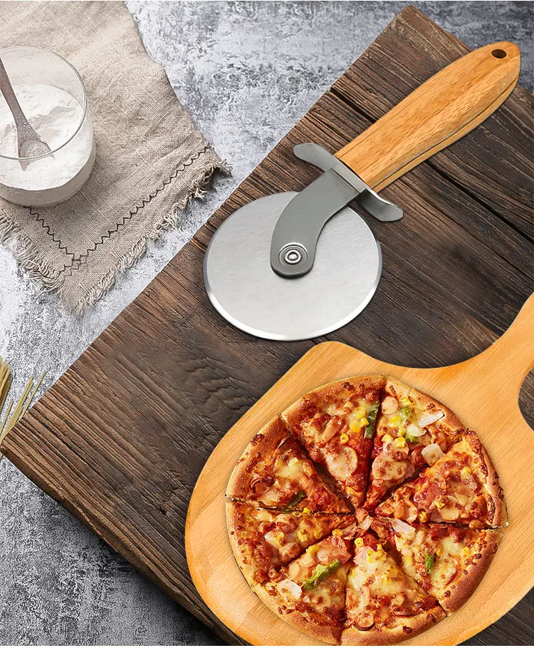 Pizza Stone Set 6 Pcs,12" Pizza Stone For Grill And Oven With 12 Inch