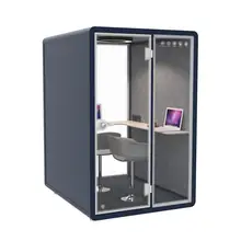 Office Pod Acoustic Room For Commercial Meeting Office Telephone Booth Soundproof Pod Private Space Silence Office Pod