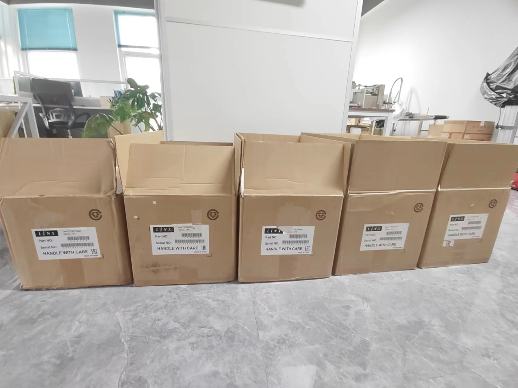 LINX TT 750 32mm  Qr Code Coding Machine TTO Printer Thermal Transfer  Overprinter for Packaging Machine