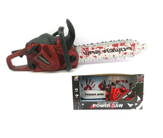 Fausse Tronçonneuse Jouet Halloween Avec Effet Sang - 40,5 Cm - Léger Et Décoratif - Pour Déguisement, Décoration Jardin
