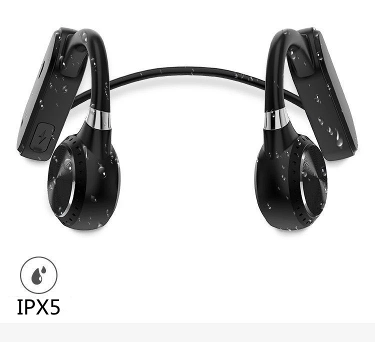 Новая концепция устойчивые к поту наушники с костяным датчиком гарнитура невидимым микрофоном для спорта прогулок