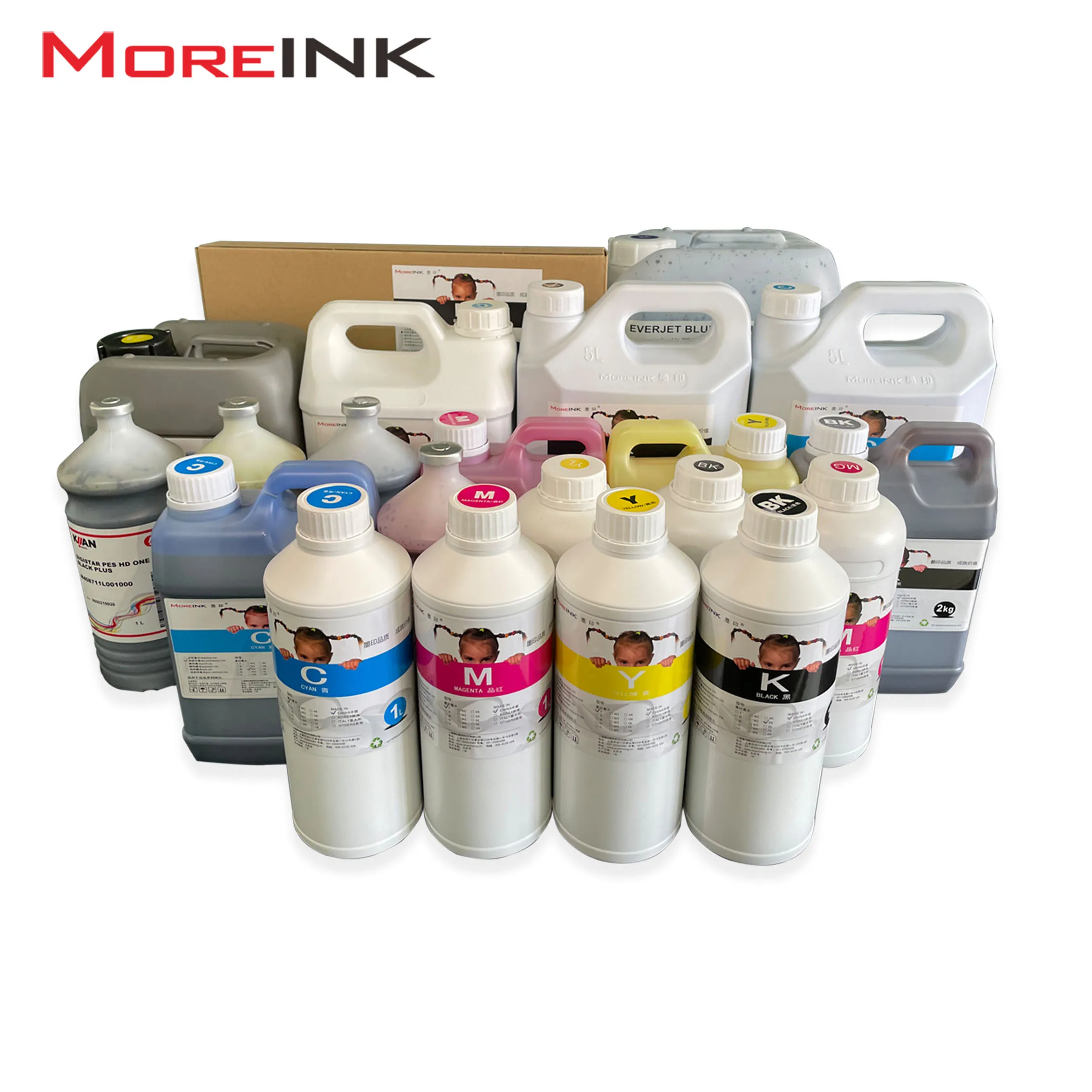 1 Liter Dye Sublimation Printing Ink High Quality and Stability Full Color Ink