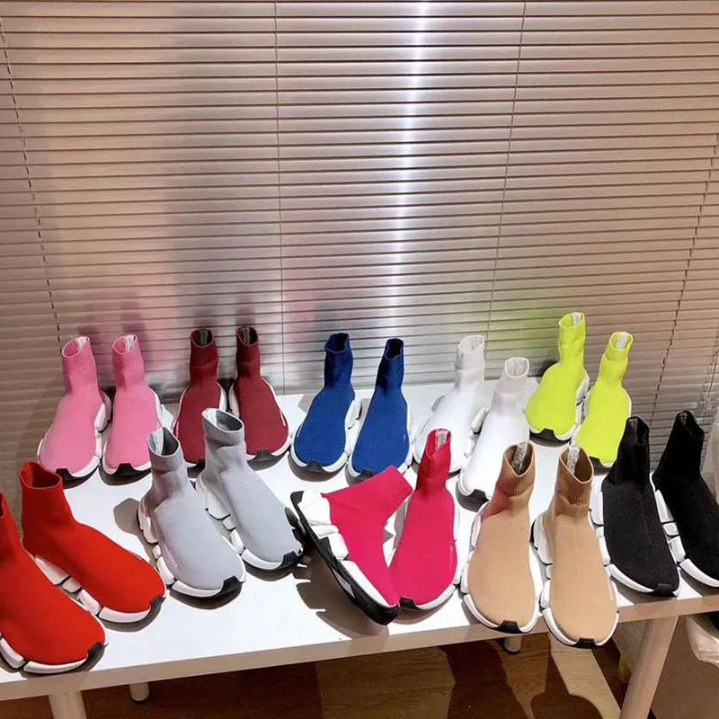 2023 Wholesale High Quality Fashionable Bestselling Brand Trainers Men Women Casual Sock Shoes