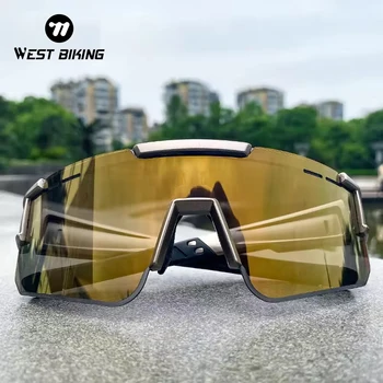 West Biking-フォトクロミックサングラス West Biking-ユニセックスサイクリングサングラス,偏光&frasl;フォトクロミック,近視,非点,カスタマイズされた処方 - AliExpress