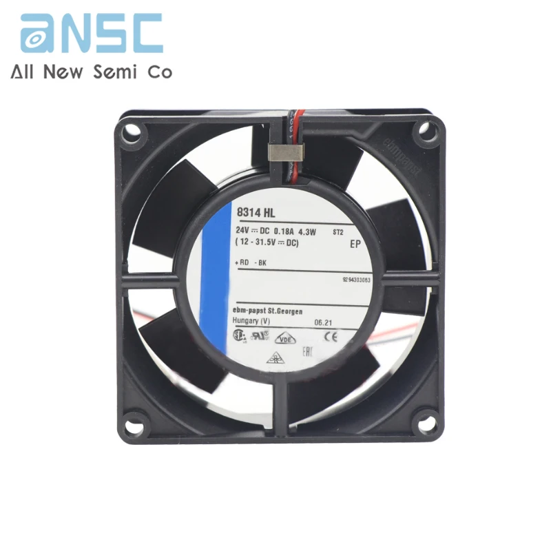 Original Axial flow fan 8314HL 8032 24V Server Fan