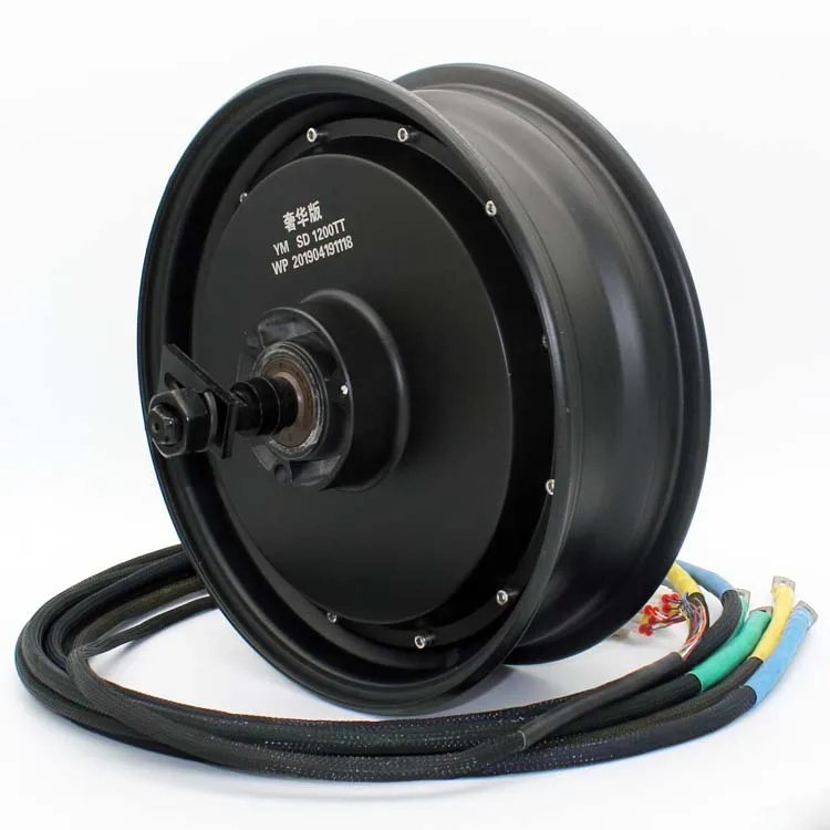Ymmotor 12inch 72v 12kw Brushless Dc Hub Motor For Electric Motorcycle