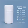 White plastic with pressure screw cap