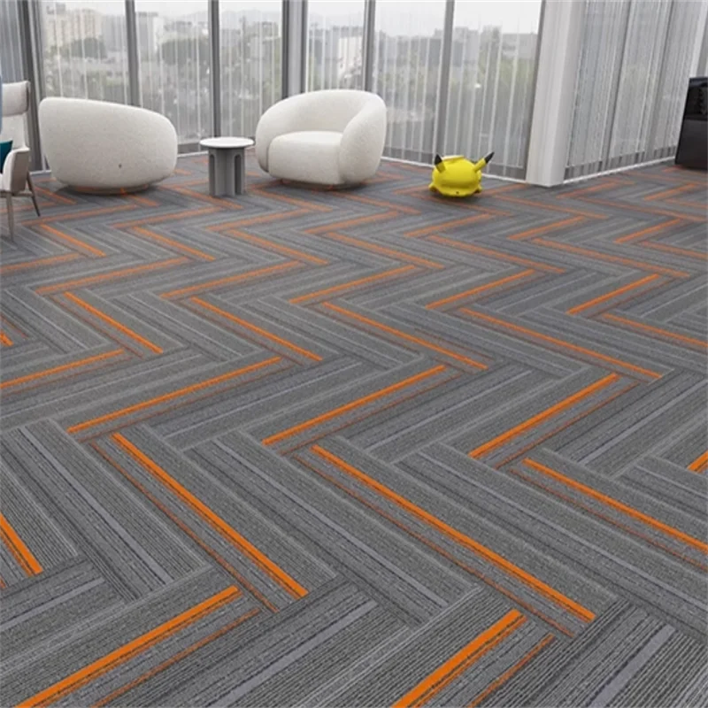 Moderne PVC-Rückseite Tufting 50x50 Büro-Bodenfliesen-Teppich Schlingenflor Modulare Gewerbliche Quadratische Teppichfliesen für den Heimgebrauch Waschbar| Alibaba.com