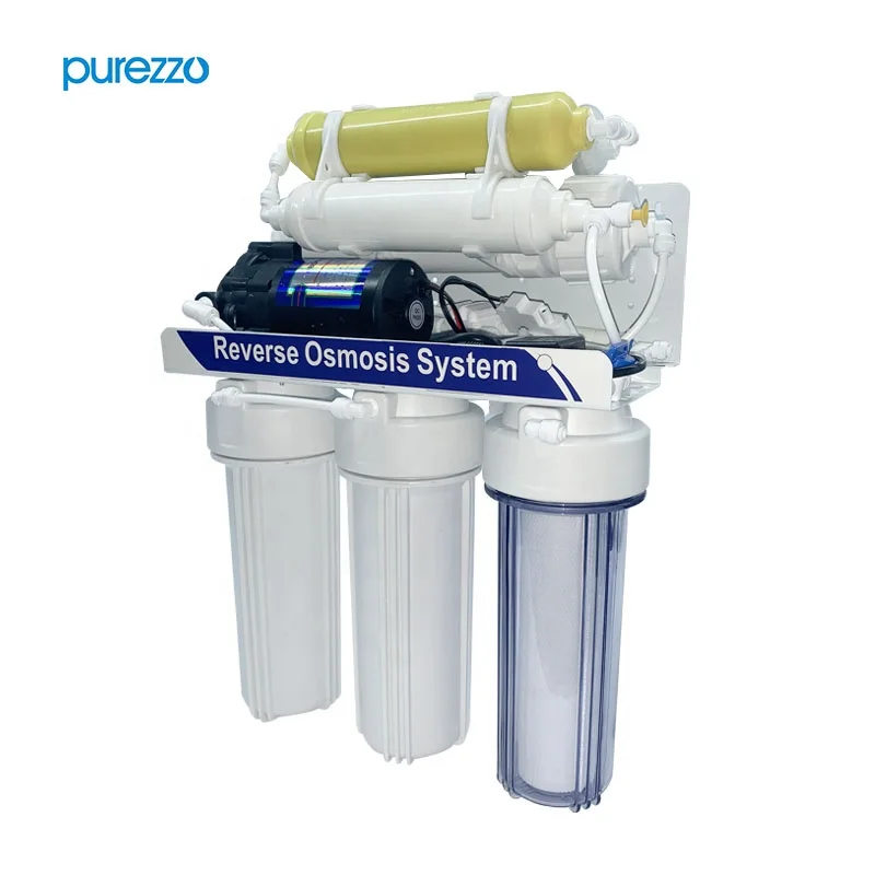 
 7-ми ступенчатый ro обратном осмосе фильтр очистки воды системы с минерально-Щелочной фильтр  
