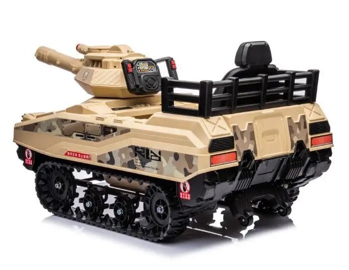 BP タンク車 1/150 未使用 新型タンク子供用電動車両 - 1-10歳向け、2つのモーター搭載、紫・赤