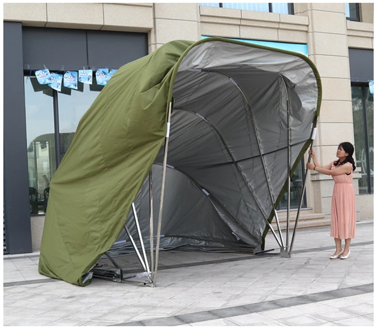 Car Tent Portable Manual Waterproof Car House Shed Foldable Shelter ...