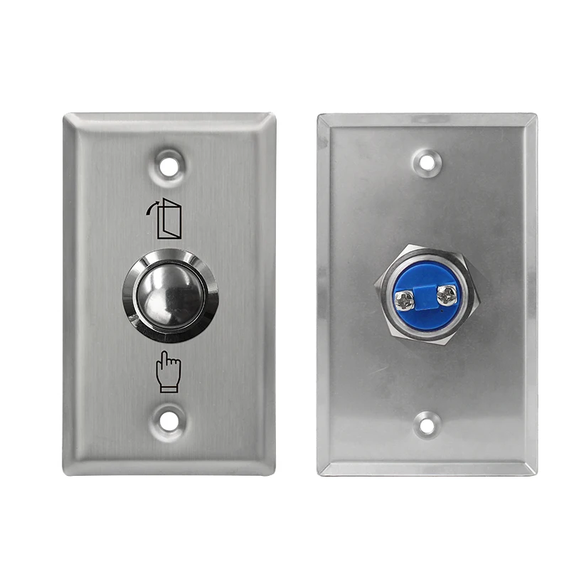 Metal Stainless Infrared No Touch Door Exit Push Button Switch Contactless Exit Button With Led Indicator