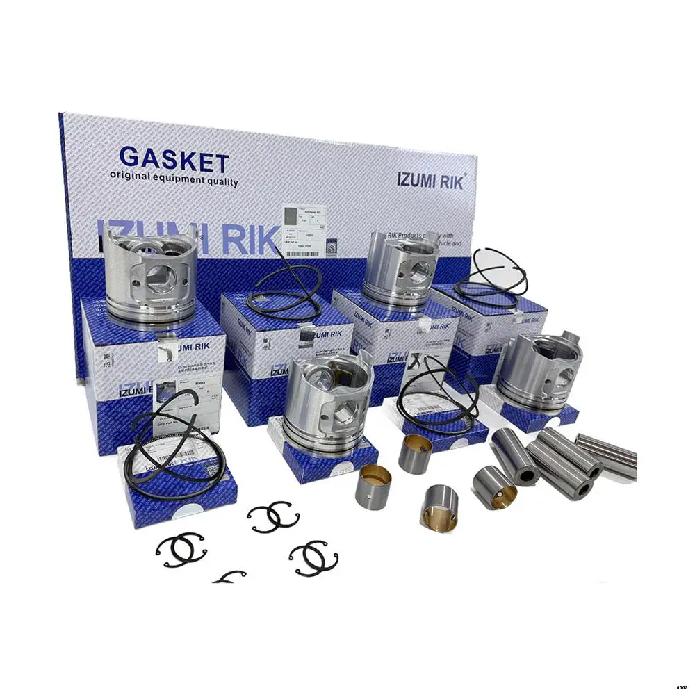 IZUMI RIK Piston & Piston Ring Set for Doosan D34 Construction Machinery Engine Parts