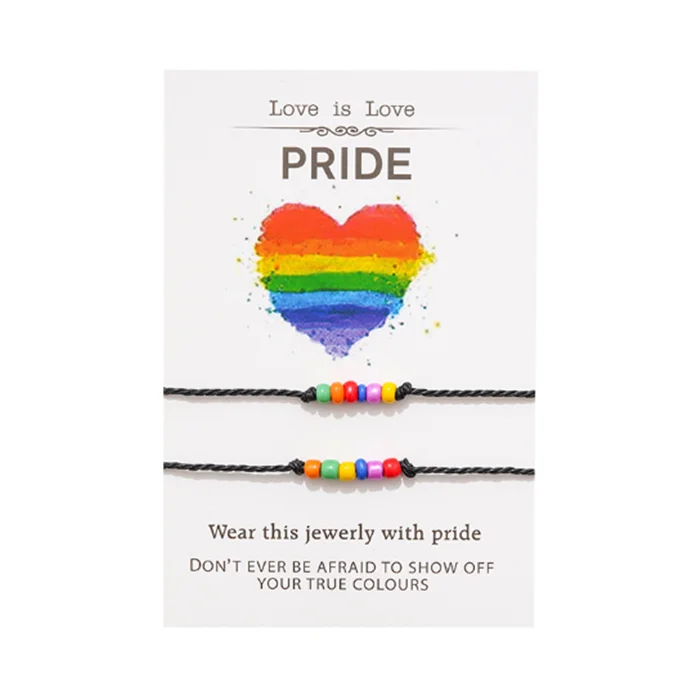 Make DIY Pride Bracelets and Keychains to Share  Hallmark Ideas   Inspiration