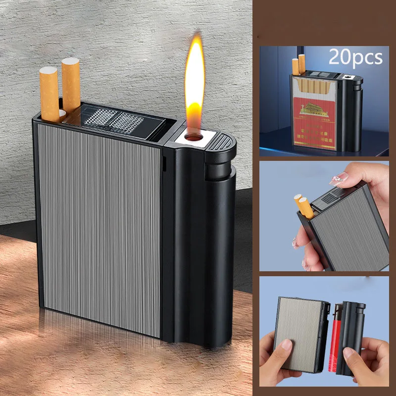 Auto Lighter Replacement Disposable Metal Cigarette Case Creative Separate  Module Module Case