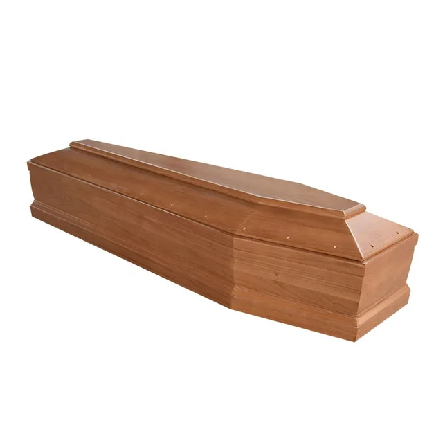 Economic cheap factory price Europe Italian coffins funeral supplies adult caskets & urns  cremation coffin