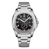 2 silver black - stainless steel strap