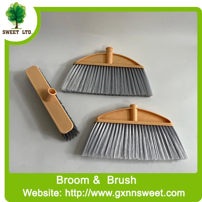 (まとめ) 床用ほうき/フロアブラシ 〔ショートタイプ レッド〕 掃除用品 『ka：z clean』 〔60個セット〕 まとめ) 床用ほうき⁄フロアブラシ ショートタイプ レッド 掃除用品