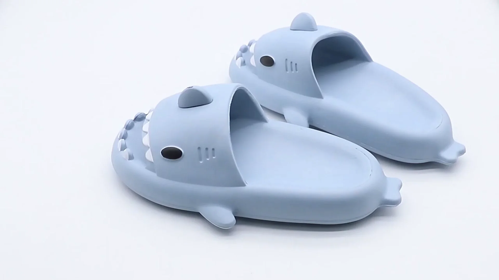 2023 Fancy Cute Shark Parent Child Slippers At Home And Outdoor Feeling