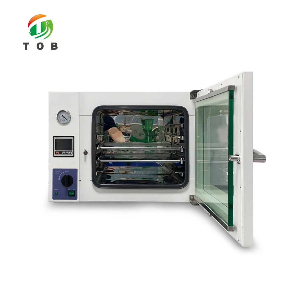 DZF 6050 Small Battery Laboratory Vacuum Drying Dryer Oven Equipment With Pump