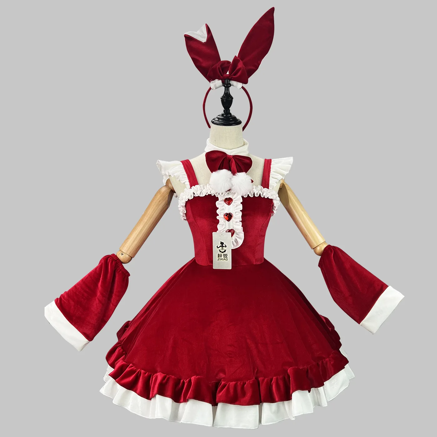 knee length dresses for ladies Miss Santa Sexy Costume Ladies Christmas Fancy Dress Womens Outfit Adu –  Labreeze Ltd main image 1