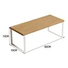 Natural wood color with white frame, small size 50X19X14.2CM