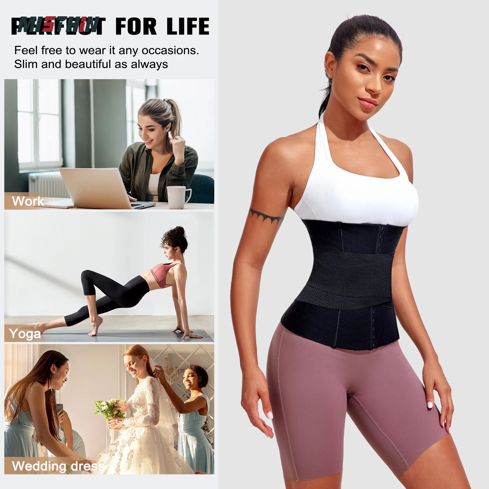 Top Selling Columbian Fajas Shapewear Corset Trimmer  Bodysuit Tummy Control Belt Waist Trainer Shaper for Women