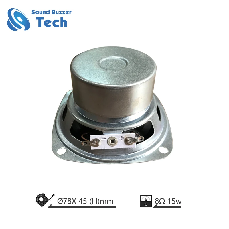 Full Range Music Speaker Unit With Big Magnet 3 Inch Woofer Speaker 8 Ohm 15 Watt