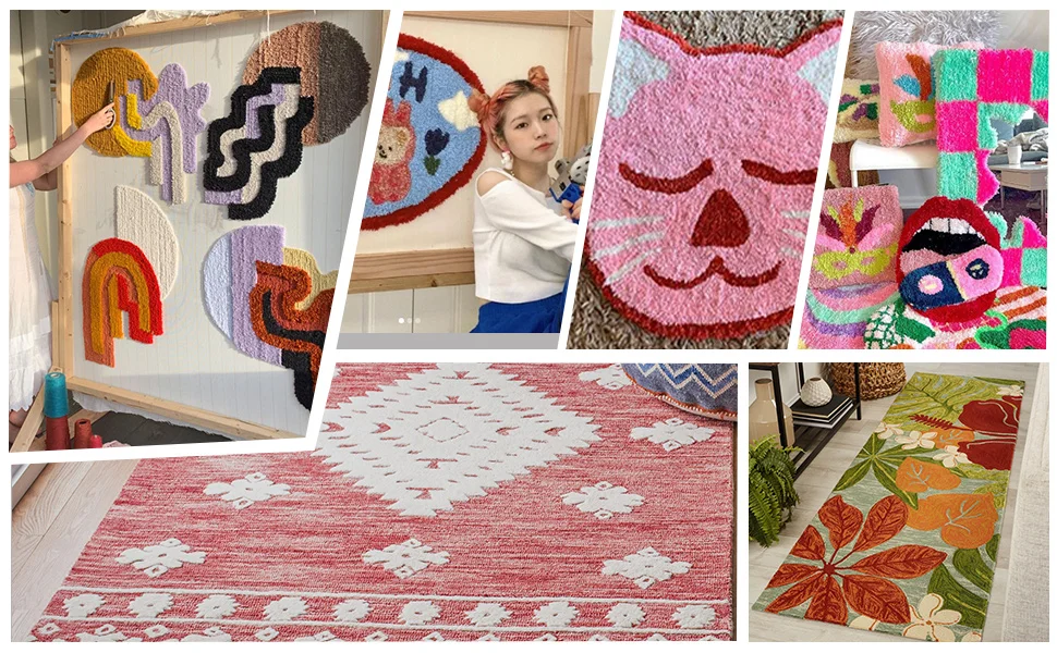 Charmkey Commercial Rug Tufting Gun Portable Rug Weaving Machine