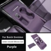 Pour Buick Envision console centrale tapis en silicone violet