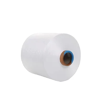 Hangzhou Supplier's Premium Quality Semi-dull Raw White  150D/144F NIM DTY Polyester Yarn