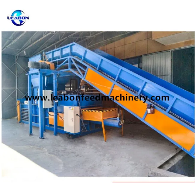 Automatic Hay Chips Packing Machine Automatic Wood Shaving Baler Sawdust Baling Compressor Machine for Sale