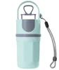 recogedor de excrementos de mascotas punto gris azul