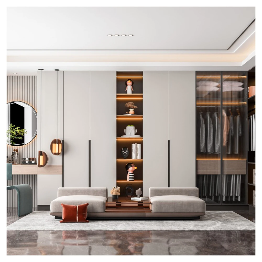 High End Melamine Finished Wardrobe