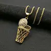 No. 23 Gold Single Pendant
