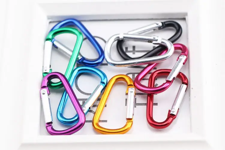 BT-AL11-7 Portable Multi-purpose Karabiner 8cm Keychain Custom Carabiner Hook Aluminum Carabiner Clips