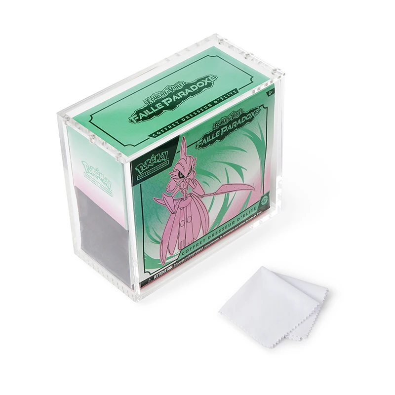 Acrylic  Elite Trainer Box ETB UPC BB Yugioh Display for Pokemon S TCG Ultra Premium Collection Japanese Booster Box Case