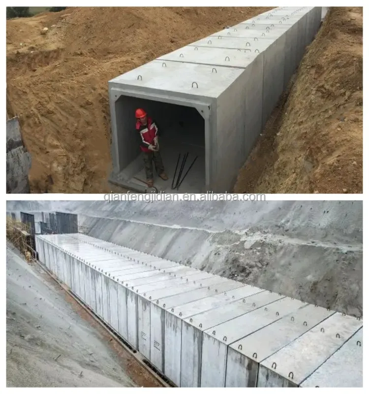 New Product Concrete Box Culvert Pipe Mould Square Box Culvert Pipe Mould Concrete Box Culvert Pipe Steel Mould
