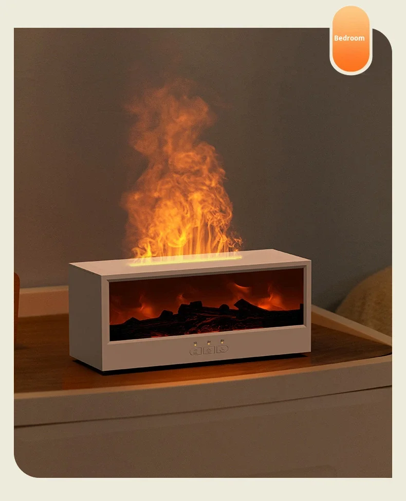 3D simulated fireplace aroma diffuser
