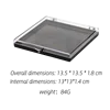 black/13.5*13.5*1.8cm