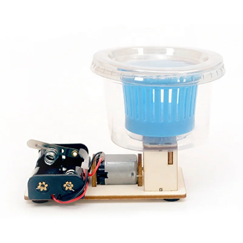 Children Learning DIY STEM Secience Educational Toys Assemble Kits Spin Dryer