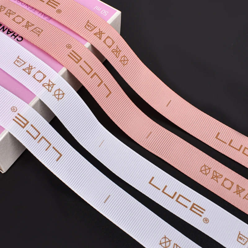 Экологически чистая Золотая лента для горячего тиснения на заказ корсажная с принтом в рулоне логотипом