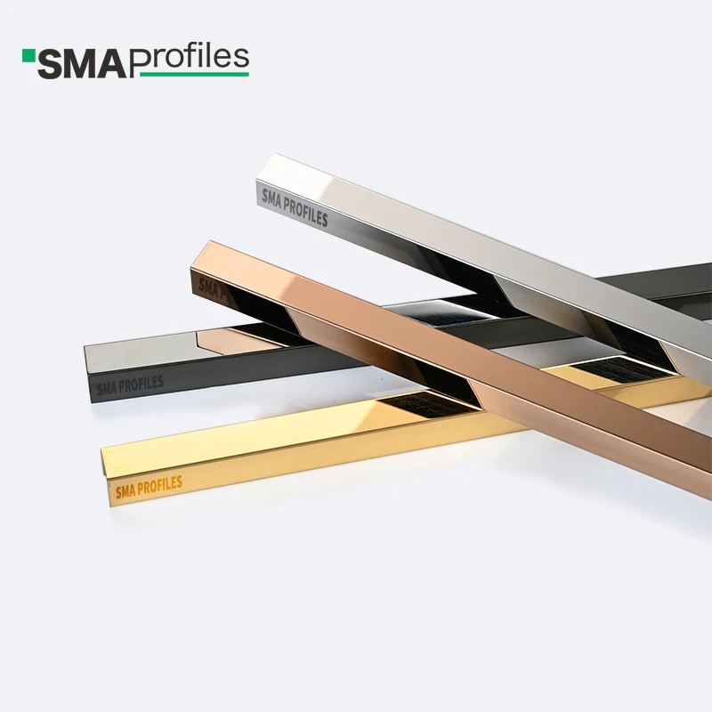 Cheap Decorative Brushed Corner Profile U Stainless Steel Metal Tile Trim for Furniture