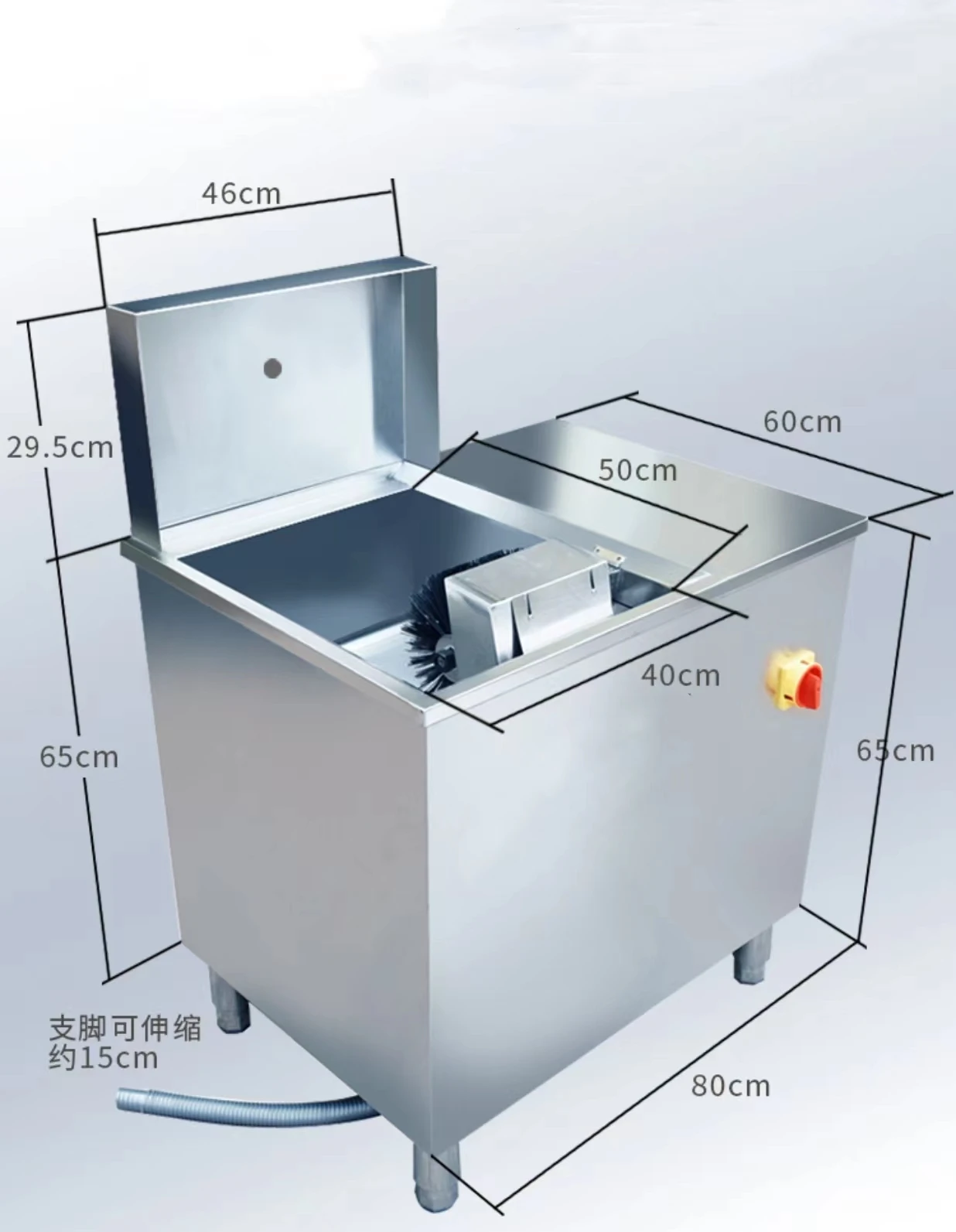 Japanese Half Automatic Grill Plate Wash Clean Machine Korean BBQ Grill Pan Grill Mesh Washing Machine