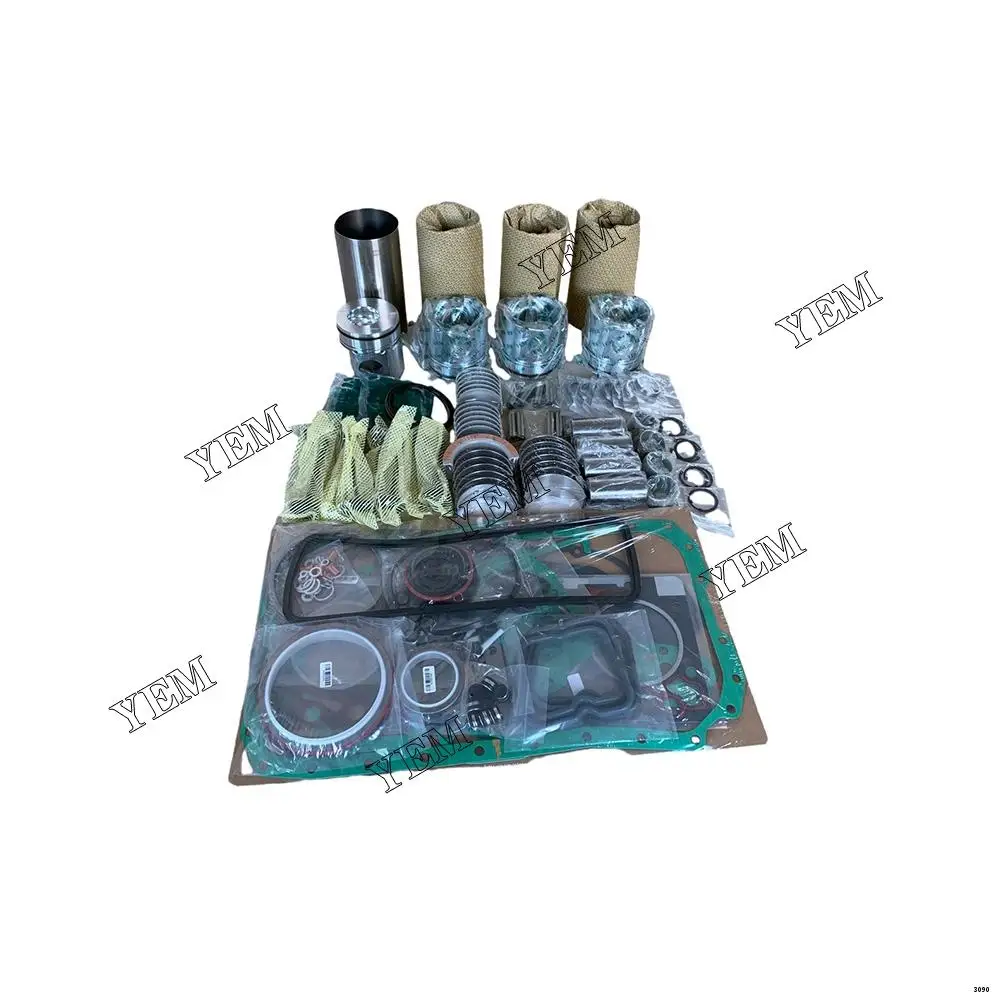 4D102 Overhaul Repair Kit With Cylinder Gaskets Piston Rings Liner Bearing Valves for Komatsu Diesel Tractor Motor Engine