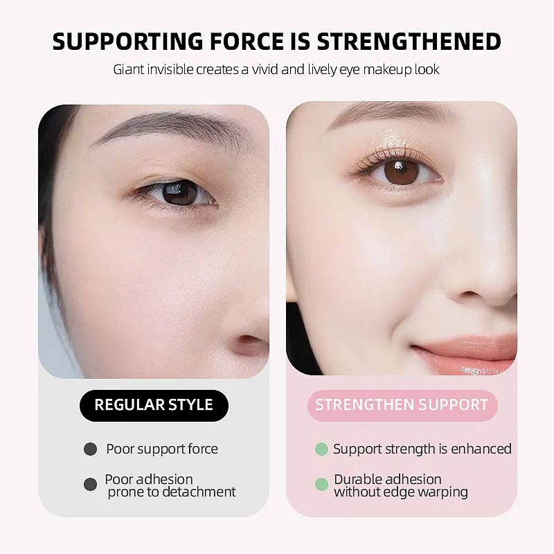 Magic Self-Adhesive Clear Eyelid Sticker Double Fold Eyelid Paste Invisible Upper Eyelid Lift Strips with Big Eyes Mesh Material Hbe45dbf38b274ae99709c78ad9327dd0j